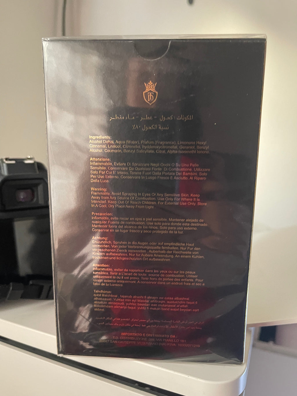 Al Malik – Eau De Parfum 100ml | Profumo Arabo Regale e Intenso